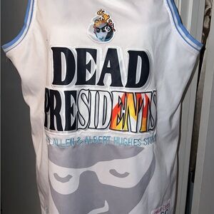 Dead Presidents Graphic Basketball Jersey Novelty Top